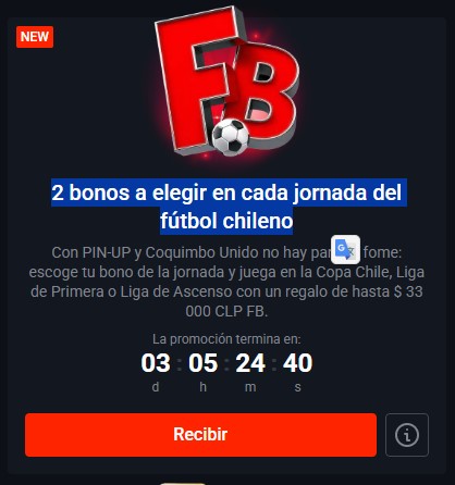 2 Bonos A Elegir En Cada Jornada Del Fútbol Chileno